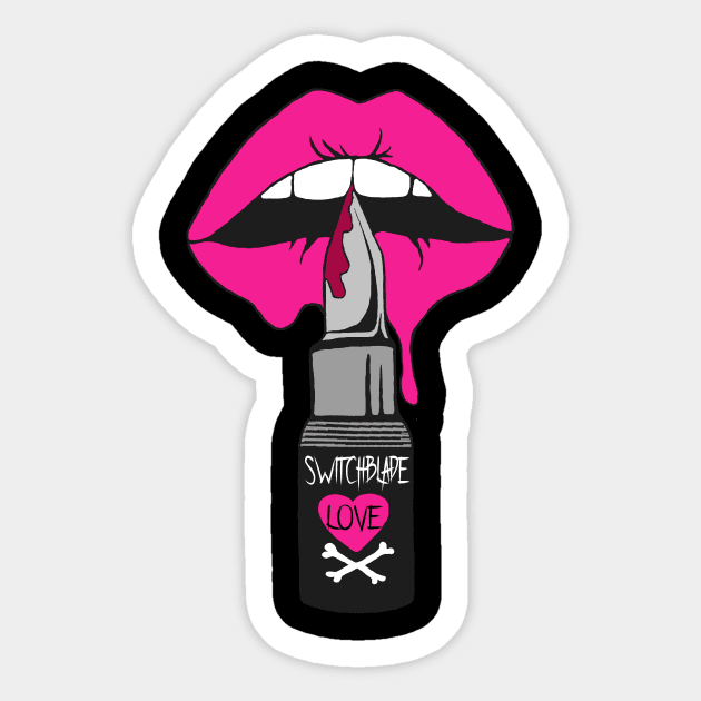 Switchblade Love Sticker by LoversAndThieves